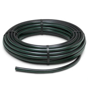 لفة أنابيب بلاستيك HDPE ضغط 10 بار PE 80 قطر خارجي 32 مم SDR 13.6 لون أسود