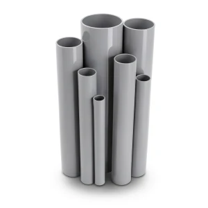 مواسير UPVC ضغط اسمي 16/20 بار قطر خارجي 63 مم سمك 4.7 مم لون رمادي