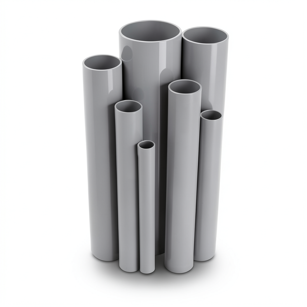 UPVC Pipes Nominal Pressure 16/20 Bar Outside Diameter 63 mm Thickness 4.7 mm Gray