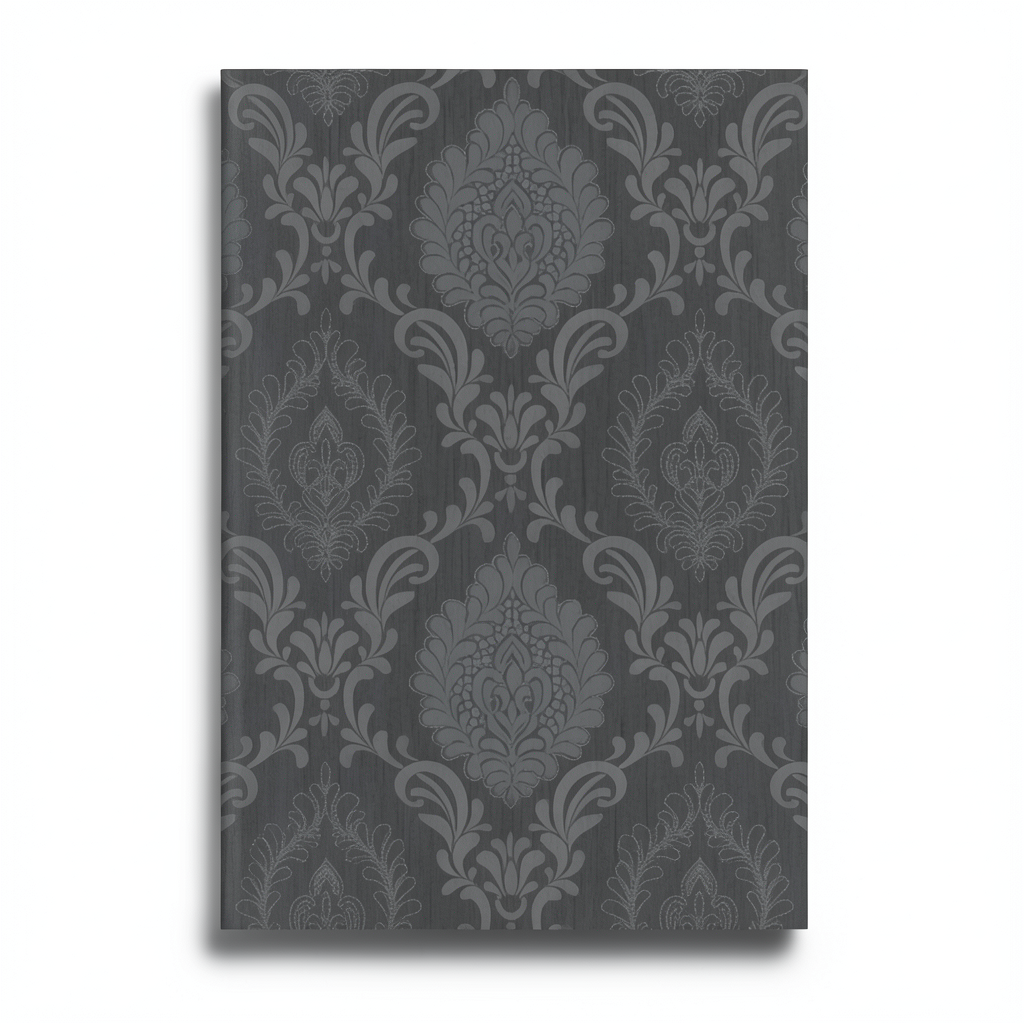 Classic Wallpaper 10m x 0.53m Dark Gray, Model 10030-15