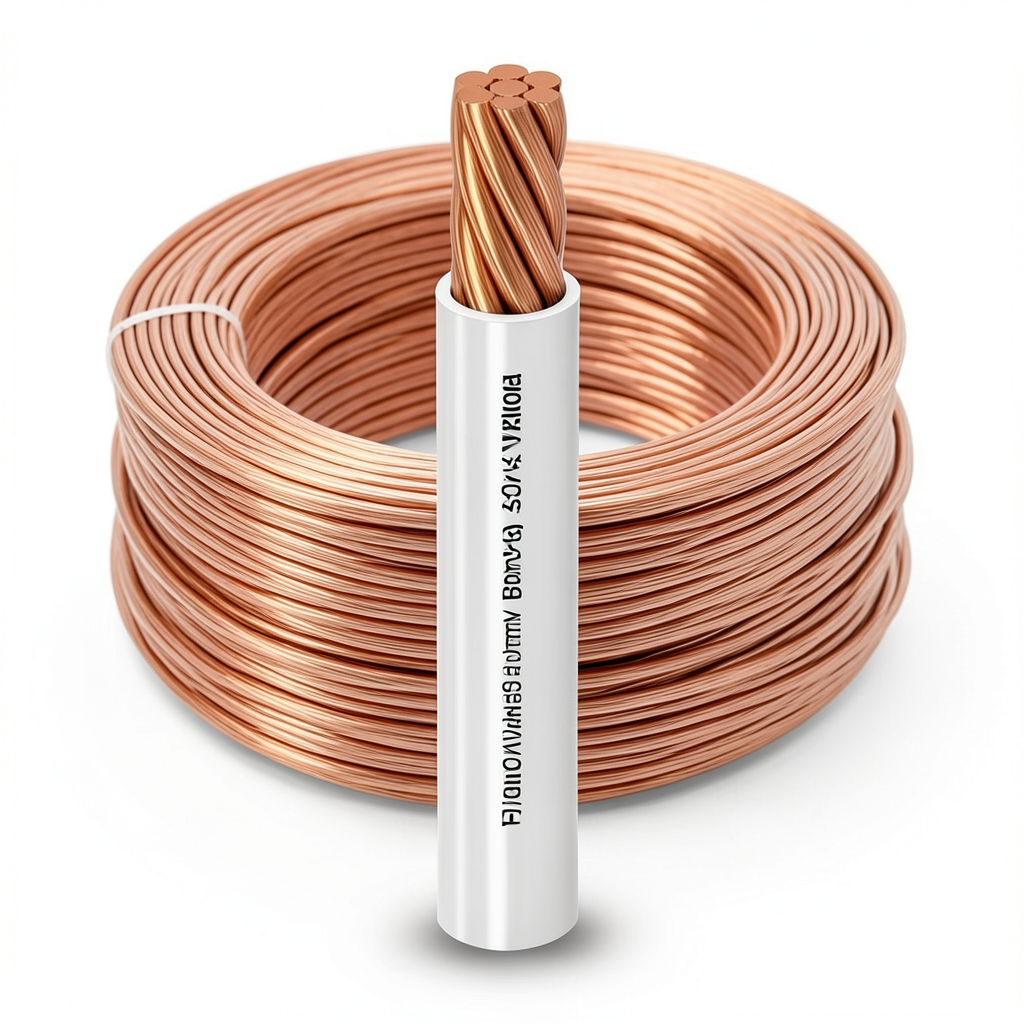 Stranded Wire Coil 70mm2 450/750V Copper Conductor 2.22mm Diameter PVC Sheathed | Al Fanar