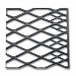 Hot Rolled (Black) Steel Expanded Metal Mesh  Khaleeji Thickness 3.8 mm Width 1.22 meter Length 7 meter | Bait Al Tatawor Company
