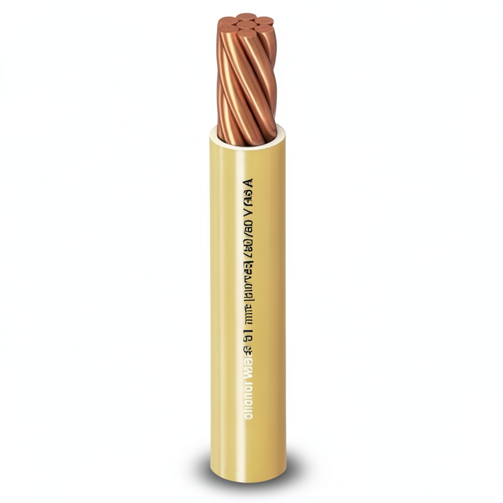 سلك نحاس مجدول 50 mm2 450/750 V، عزل PVC سماكة 1.4 mm | شركة الفنار