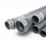 UPVC Pipes ALWatania brand Nominal Pressure 20 Bar Outside Diameter 500 mm Thickness 36.8 mm Gray Colour
