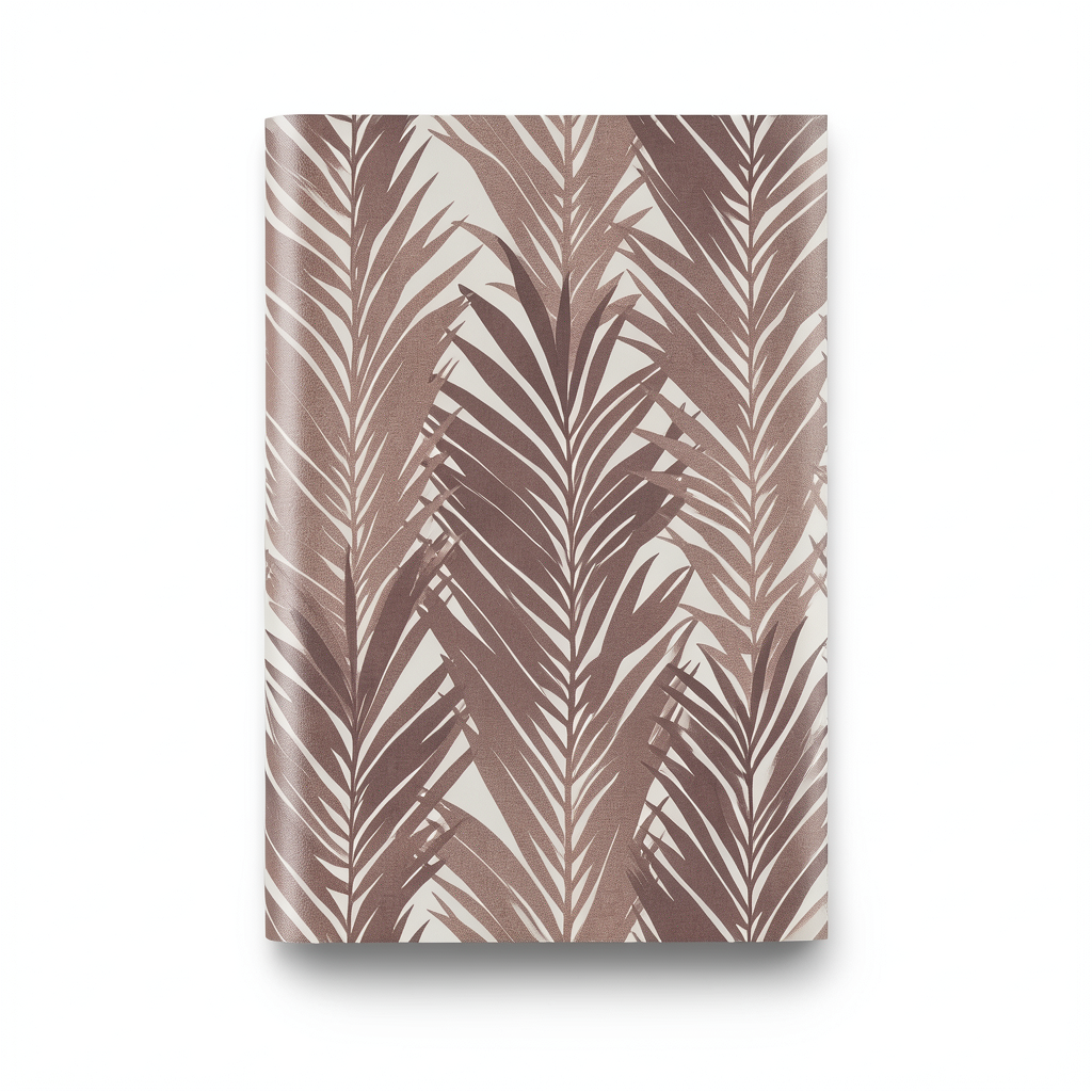 German Leaf Patterned Wallpaper 10m x 0.53m Brown, Model 10031-11