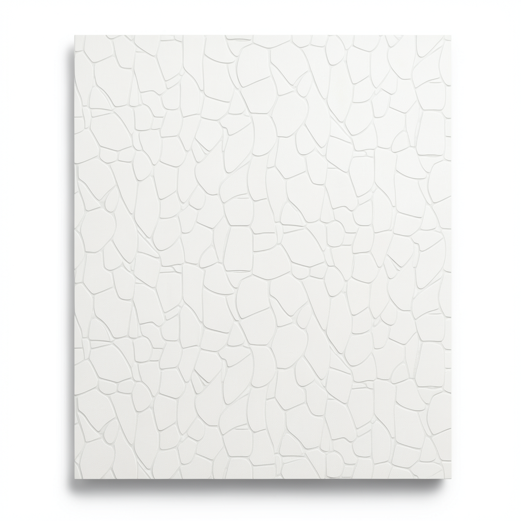 German Patterned Wall Covering 10m x 0.53m Off White, Model 10032-01