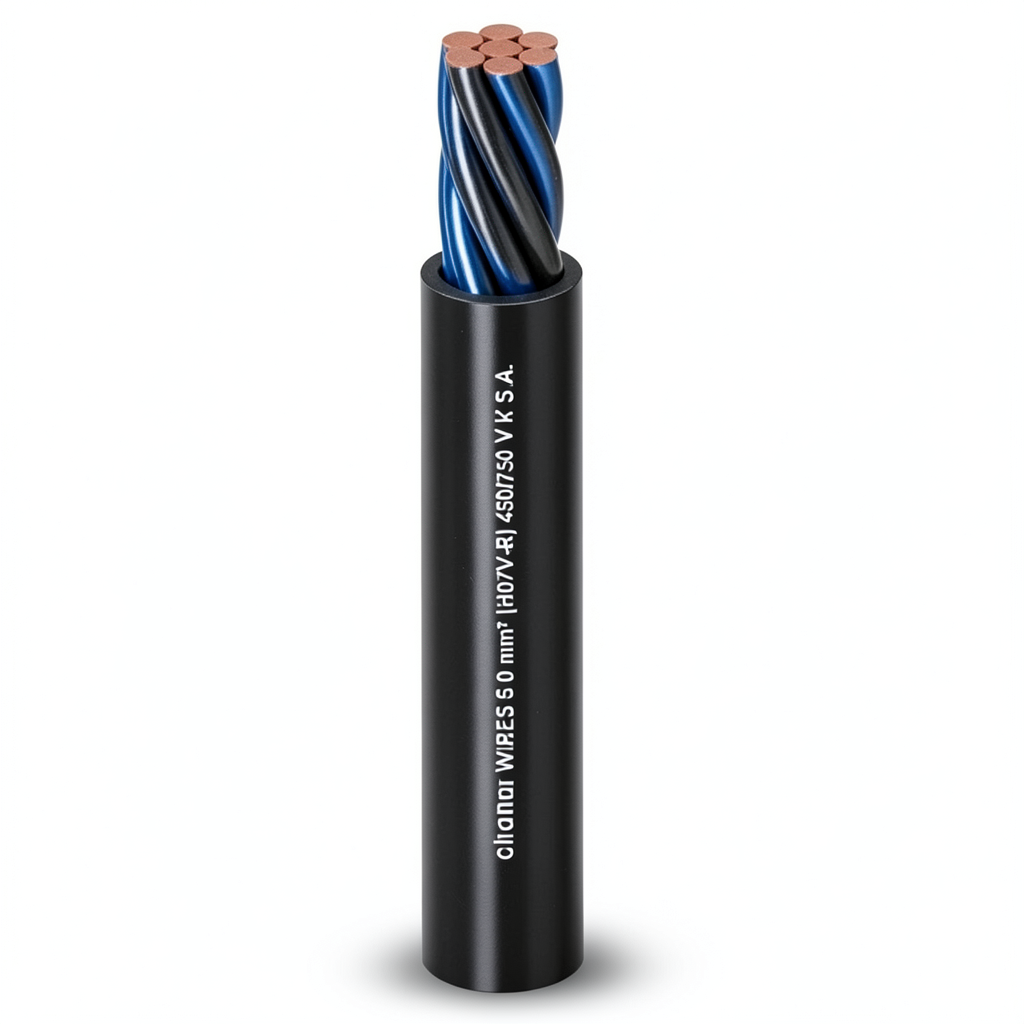 25mm Copper Stranded Wire 450/750V PVC Insulation 1.2mm Thickness | Al Fanar