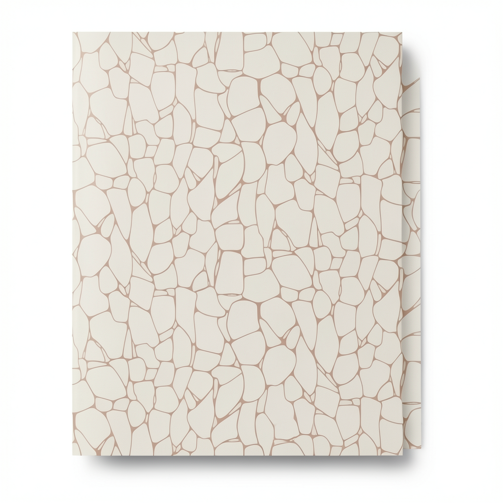 German Patterned Wallpaper 10m x 0.53m Light Beige, Model 10032-37