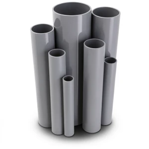 مواسير UPVC ضغط اسمي 16/20 قطر خارجي 280 مم سمك 20.8 مم لون رمادي