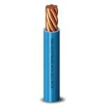 Stranded Single Electrical Wire 300mm 450/750V Copper Conductor PVC Insulation, Blue | Al Fanar