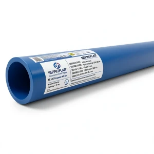 مواسير HDPE نيبروبلاست PE 80 ضغط 4 بار قطر خارجي 400 مم سمك 12.3 مم لون ازرق | نيبروبلاست