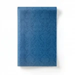 Italian Wallpaper Blue Color Patterned Design, Size 10mx0.70m, Model rc16026
