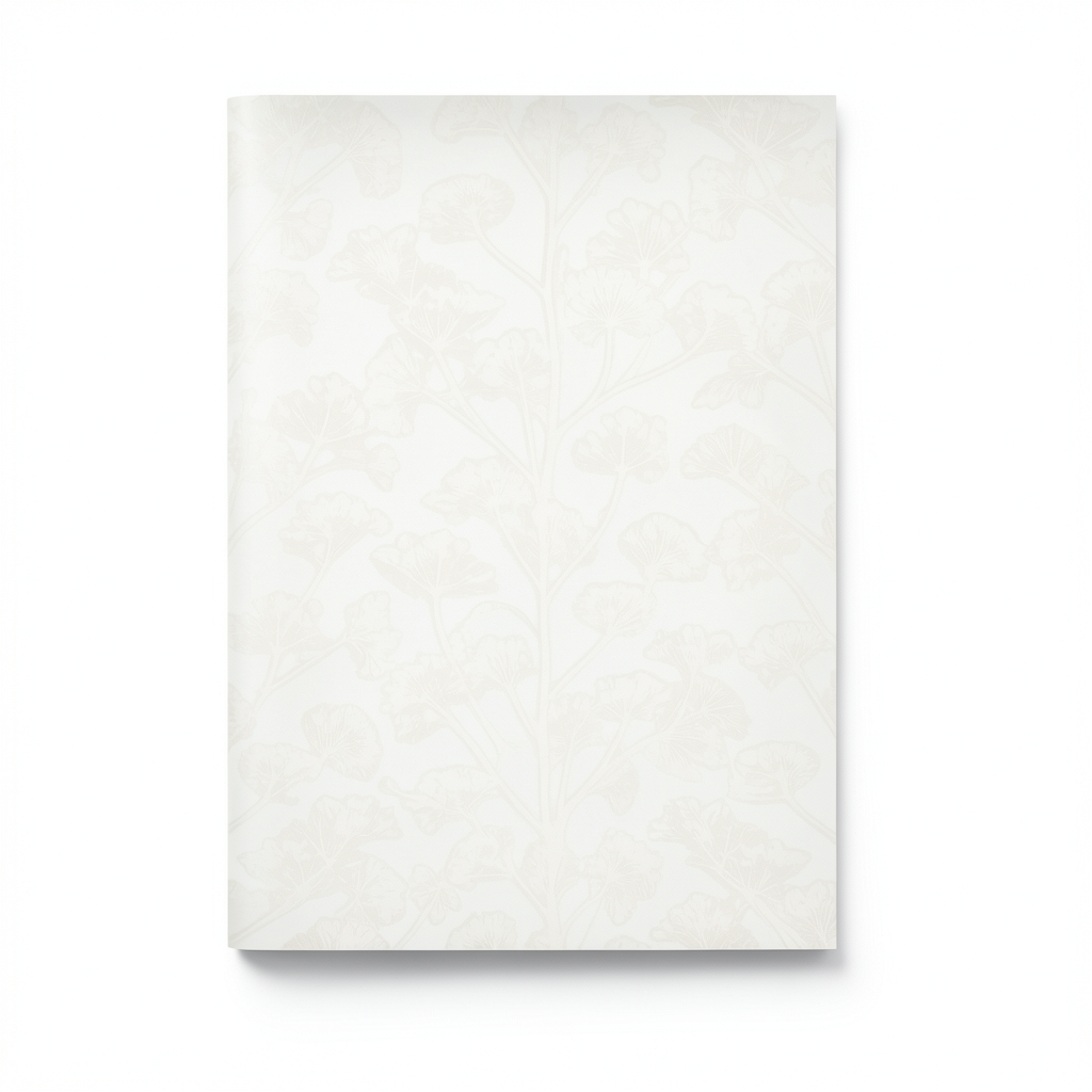 Floral Wallpaper 10m x 0.53m Off White Color, Model 10029-10