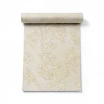 Classic Wallpaper Length 10m, Width 0.73m, Beige Color, Model 41732