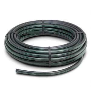 لفة أنابيب HDPE ضغط 10 بار PE 80 قطر خارجي 20 مم SDR 13.6 لون أسود