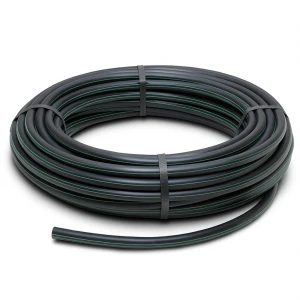 HDPE Polyethylene Coil Pipe Nominal Pressure 10 Bar PE 80 OD 25 mm SDR 13.6 Black