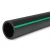 HDPE Polyethylene Pipe Nominal Pressure 4 Bar PE 80 OD 200 mm SDR 33 Black with Green Stripes - Image 1