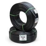 أنابيب HDPE PE 80 ضغط 4 بار قطر 63 مم سمك 2.0 مم لون أسود | نيبروبلاست