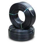 أنابيب HDPE PE 80 ضغط 4 بار قطر خارجي 110 مم سمك 3.4 مم لون أسود | نيبروبلاست