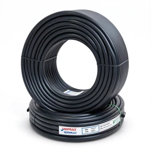 أنابيب HDPE PE 80 ضغط 4 بار قطر خارجي 125 مم سمك 3.9 مم لون أسود | نيبروبلاست