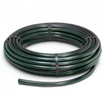 لفة أنابيب HDPE ضغط  4 بار [PE 63] قطر خارجي 140 مم  SDR 26  لون اسود مع خط اخضر | مصنع المنى