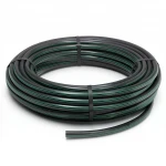 لفة أنابيب بلاستيك HDPE ضغط  6 بار [PE 63] قطر خارجي 63 مم  SDR 17.6  لون اسود مع خط اخضر | مصنع المنى