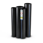 HDPE Pipes PE 80 Pressure 4 Bar Outside Diameter 200 mm Thickness 6.2 mm Black | NEPROPLAST