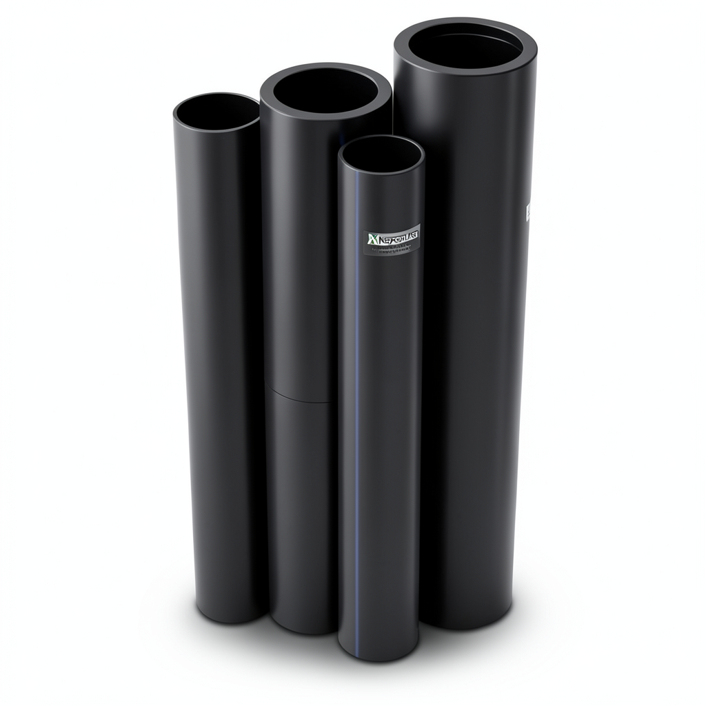 Neproplast HDPE Pipes PE 80 Pressure 4 Bar Outside Diameter 355 mm Thickness 10.9 mm Black | NEPROPLAST