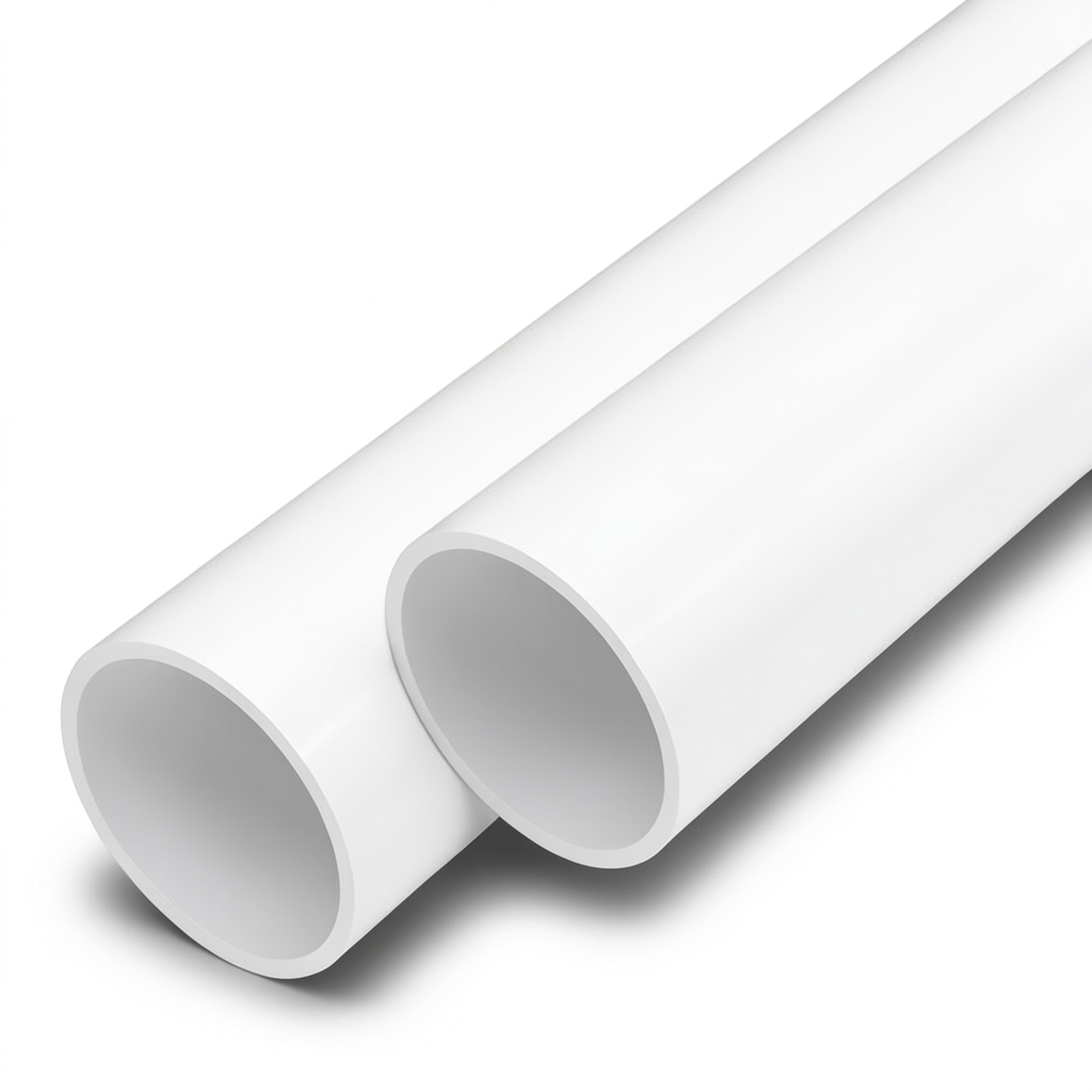 مواسير UPVC جدول 40 مقاس 3 إنش سمك 5.49 مم لون أبيض