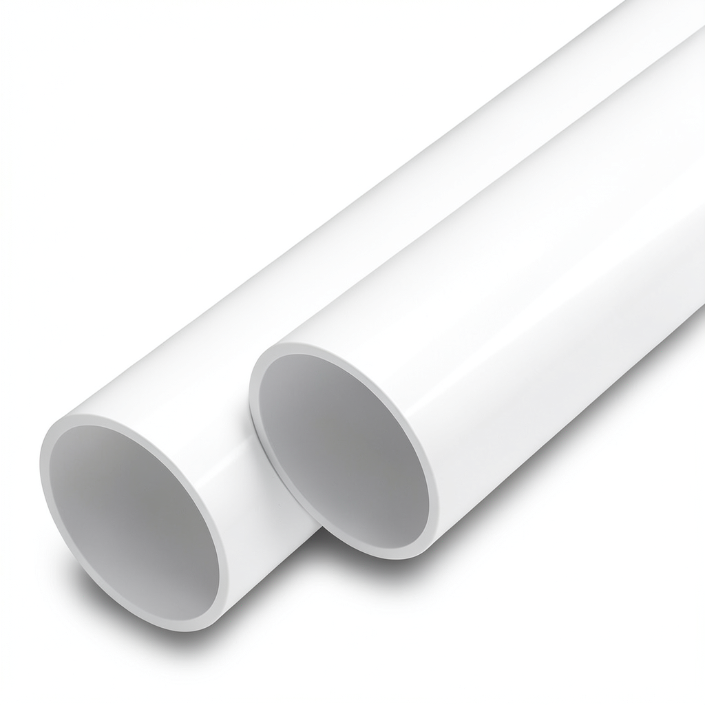 مواسير UPVC لانظمة الصرف الصحي الوطني جدول 40 مقاس 4 إنش سمك 6.02 مم لون أبيض