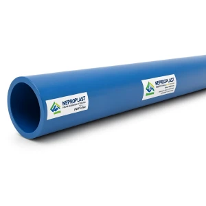 مواسير HDPE PE 80 ضغط 4 بار قطر خارجي 450 مم سمك 13.8 مم لون ازرق | نيبروبلاست