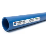 HDPE Pipes PE 80 Pressure 4 Bar Outside Diameter 500 mm Thickness 15.3 mm Blue | NEPROPLAST