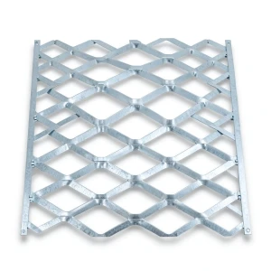 Galvanised Steel Expanded Metal Mesh Bahri 6 mm Thickness 1.22 M Width 5 M Length