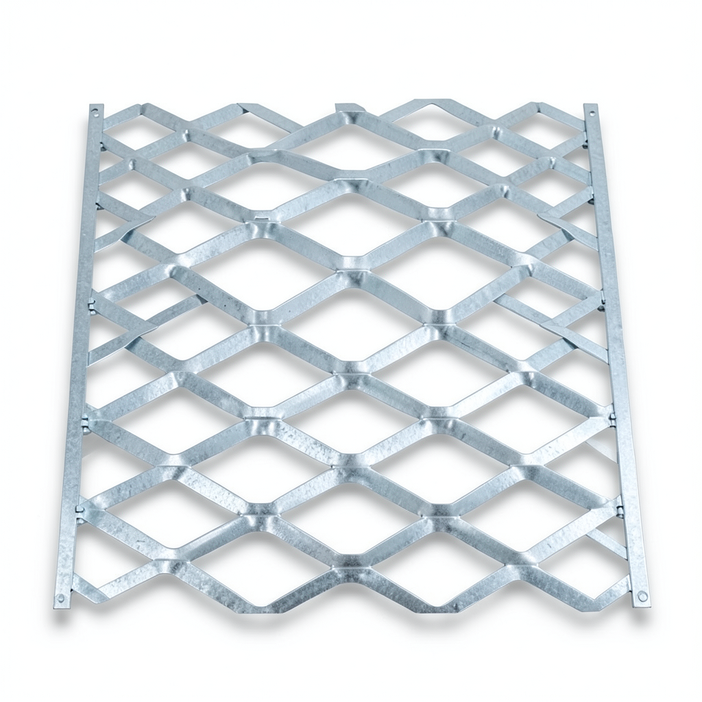 Galvanised Steel Expanded Metal Mesh Bahri 6 mm Thickness 1.22 M Width 5 M Length