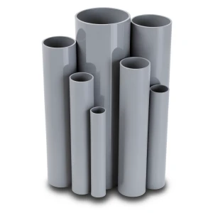 UPVC Pipes Nominal Pressure 10/20 Bar Outside Diameter 140 mm Thickness 6.7 mm Gray
