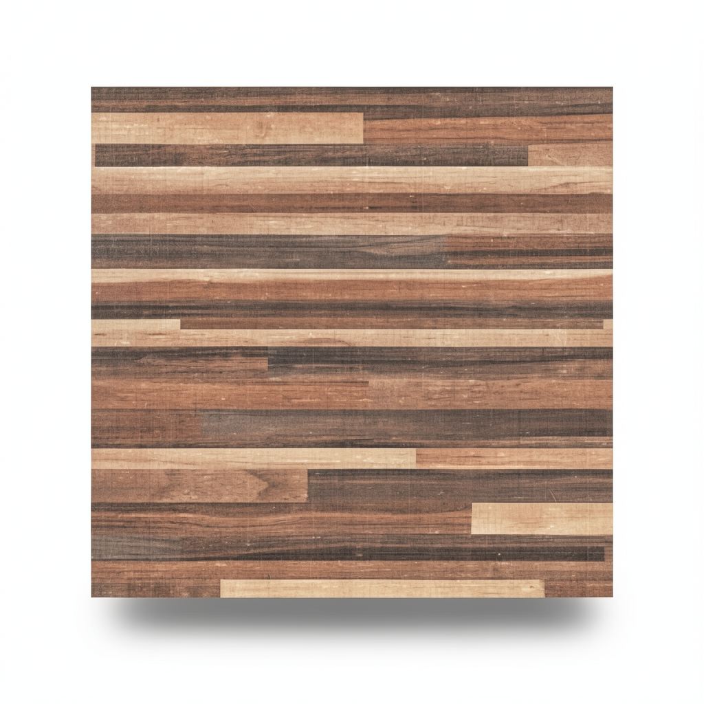 Italian Wooden Wallpaper Brown, 10m x 0.53m, Model 41209