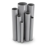 مواسير UPVC ضغط اسمي 16/20 بار قطر خارجي 140 مم سمك 10.4 مم لون رمادي
