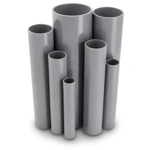 UPVC Pipes Nominal Pressure 6/20 Bar Outside Diameter 160 mm Thickness 4.7 mm Gray