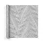Italian Wavy Wallpaper 10m x 0.53m Grey, Model 41215