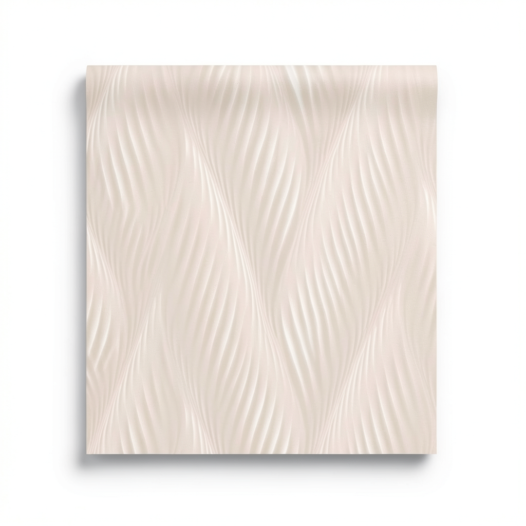 Italian Wallpaper 10m x 0.53m Light Beige, Model 41236