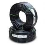 أنابيب HDPE PE 80 ضغط 4 بار قطر خارجي 110 مم سمك 3.4 مم لون أسود | نيبروبلاست