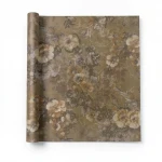 Italian wall decoration, size 10m x 1.06m, brown color, model 81513