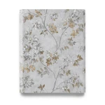 Italian Wallpaper Floral Design Pale Gray, Size 10mx0.53m, Model Z21708