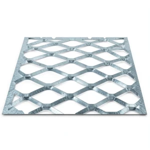 Galvanised Steel Expanded Metal Mesh Bahri Thickness 5.8 mm Width 1.22 m Length 6 m