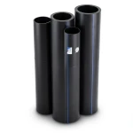 مواسير HDPE نيبروبلاست PE 80 ضغط 4 بار قطر خارجي 180 مم سمك 5.5 مم لون اسود | نيبروبلاست