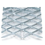 Galvanised Steel Expanded Metal Mesh Bahri Thickness 6 mm Width 1.22 m Length 6 m