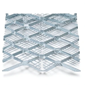 Galvanised Steel Expanded Metal Mesh Bahri Thickness 6 mm Width 1.22 m Length 6 m