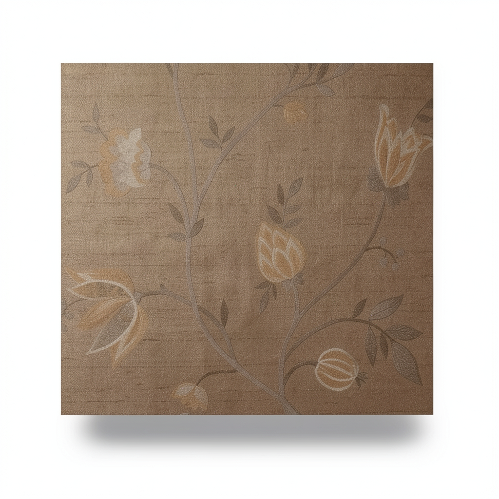 Italian Wall Covering 10m x 1.06m Brown, Model 3013