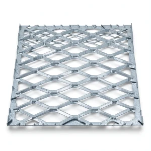 Galvanised Steel Expanded Metal Mesh Bahri Thickness 5.8 mm Width 1.22 m Length 5 m