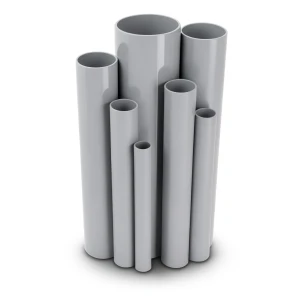UPVC Pipes Nominal Pressure 6/20 Bar Outside Diameter 90 mm Thickness 2.7 mm Gray